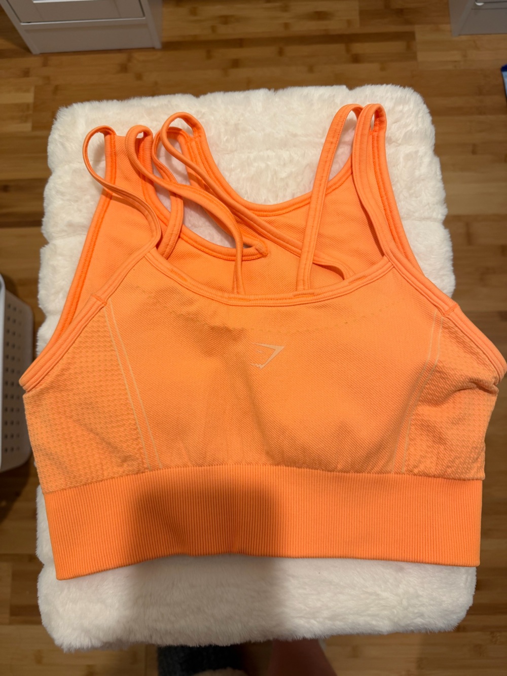 Gymshark Orange Strappy Sports Bra